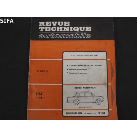 Fiat 124 revue technique