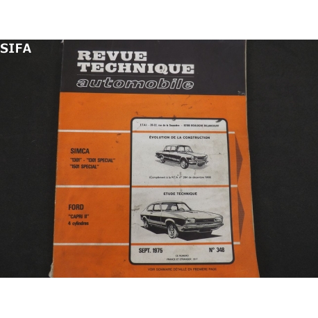 Ford Capri II Revue technique